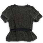 ESTELLE Women's Gold/Black Vega Tie Top Plus Size 3X Photo 4