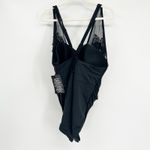 NWT Swim 365 Swimsuits for All Mesh Floral Embellished One Piece Swimsuit 26 Black Photo 8