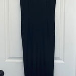 Helmut Lang Helmet Lang 100% Silk Black V-Neck Cap Sleeve Jumpsuit Photo 0