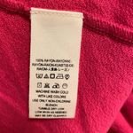 Free People  We The Free Hot Pink Coconut Ruffle Gathered Blouse Size L Photo 6