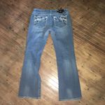 Miss Me  29 easy boot cut bling wing pocket western jeans Photo 2