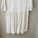 Urban Outfitters  Button Up Short Sleeve Top Cream Sz Small Photo 9