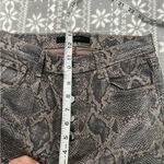 J Brand Lillie High Rise Skinny Coated Snakeskin In BOA Size 27 Photo 10