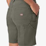 Dickies Women’s Green Duck Relaxed Carpenter Plus Size Shorts - NWT Photo 1