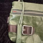 TANO leather handbag | shoulder strap, medium size U2k Green Brown Purse Photo 3