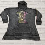 Lane Bryant Def Leppard Love Bites 1987 Charcoal Gray Hoodie Plus Size 18/20 Photo 0