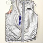Buffalo David Bitton  reversible metallic vest and pockets full zipper Size Large Photo 4