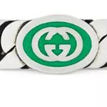 Gucci Sterling Silver Interlocking Curb Chain Ring Photo 1