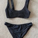 Black Ribbed Bikini Size XS Photo 0