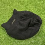 Bebe Vintage Slouchie Hat Y2K Black Embroidered Logo Women's One Size Bedazzled Photo 1