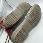 Simply Southern  red black buffalo check plaid duck boots rain snow  10 Photo 3