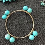 3 Bundle ~ 2 Turquoise Bracelets & 1 pair earrings Photo 0
