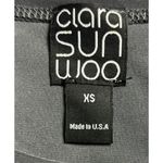 Clara Sun Woo Tunic Size XS Gray 3/4 Sleeves Neutral Corpcore Office Minimalist Photo 7