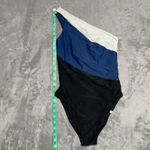 Summersalt  Sidestroke One Piece Swimsuit Womens 4 Blue Colorblock Compression Photo 8