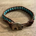 Turquoise Elephant Bracelet Blue Photo 0