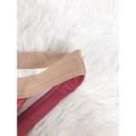 l*space L* Vacay Ribbed Classic Bikini Bottoms Cream Colorblock Red Tan Size XS New Photo 10