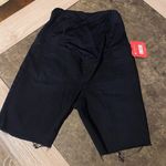 Isabel Maternity by Ingrid & Isabel Over Belly Bermuda Black Jean Shorts Photo 2