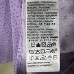 Levi's Levi’s Skylar Floral Mini Dress Size L Pastel Purple Flutter Sleeve Cottagecore Photo 6