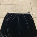 Vintage Victor Costa Velvet Feather Trim Skirt Black Size XL Photo 5