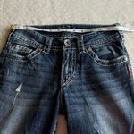 Silver Jeans ‎ Suki Surplus Capri Womens 26 Blue Denim Embroidered Pockets Casual Photo 5