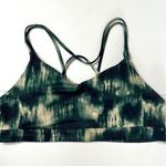 Old Navy Olds Navy Green/Navy Tie Dye Light Support Strappy V-Neck Sports Bra Sz … Photo 9