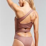 Blue Life  williw Cutout One-Piece Swimsuit in Metallic Pink Photo 1