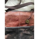The Sak Stylish  Leather Crossbody Bag - Brown and Bronze Photo 3