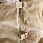 Danier Tan Suede & Faux Fur Lined Hooded Jacket • Sz XS Photo 6