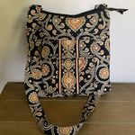 Vera Bradley  Quilted Black Gold Paisley Bag Photo 0
