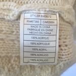 BB Dakota  Women's Alaska Cowl Neck Cable Sweater Dress‎ SZ L Photo 10