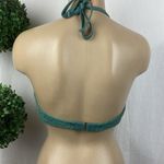 Shade & Shore Olive Green Crochet Underwire Contour Bikini Bathing Suit Top 36D Photo 1