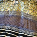 We The Free  People Shirt Petite Small Boho Park Ranger Plaid Button Up Blue Pink Photo 8