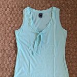 Gap women’s tank top medium  teal Photo 2