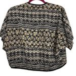 Maude  Black Yellow Silky Shrug Photo 1