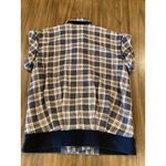 Veronica Beard  Enzo Dickey Oversized Plaid heavy knit tweed Vest Sz M Photo 2