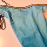 Guess Vintage 2000s Low Rise String Bikini Bottoms Hibiscus Bling Blue Womens S Photo 3