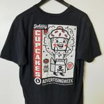 PacSun Johnny Cupcakes T Shirt Classic Cartoon Graphic Tee Short Sleeve Cotton Solid Photo 13