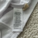 Madewell Optic White Sleeveless Scoop Neck Modal Drapey Rib Knit Tank Top Sz XS Photo 4