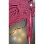 Motherhood Maternity Oh Baby‎  Belted Empire Top Large 3/4 Sleeve V Neck Stretch Photo 10