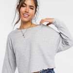 Miss Selfridge Ribbed Oversized Slouchy Top Photo 0
