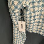 Jason Wu : Sky Blue/White Tweed Cropped Blazer & Skort Set- size 10 Photo 2