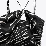 ZARA Animal Print Short Dress Photo 8