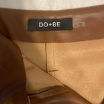 DO+BE Brown Leather Shorts Photo 1