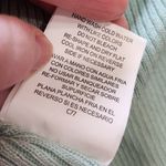 Twine & String  Tie Front Crop Cardigan Sweater Ribbed Knit Mint Green Size XS Photo 8