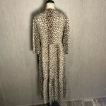 ZARA  Animal Print Long Sleeve Dress Size XS Photo 5