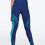 PINK - Victoria's Secret VS Victorias Secret PINK Seamless Leggings Womens XS Cool & Comfy Blue Navy Logo Photo 0