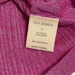 Ulla Johnson  Diana metallic irridescent magenta sweater, ribbed sz Petite (XS) Photo 13