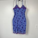 Wild Fable Women's Periwinkle Sleeveless Lace Trim Mesh Dress - Medium - NWT Photo 5