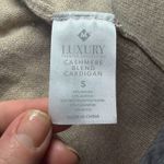 Members Mark Cashmere & Wool Blend Open Cardigan Beige Size Small. Toasted Heather. Photo 6