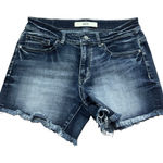 BKE  Payton Womens Denim Cutoff Shorts Blue Frayed Hem Size 29 Photo 0